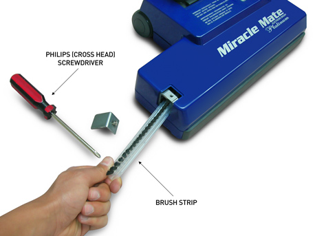 How to replace the brush on a Miracle Mate powerhead